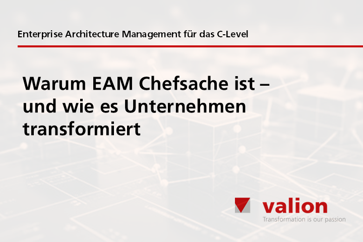 Warum EAM Chefsache ist – und wie es Unternehmen transformiert
